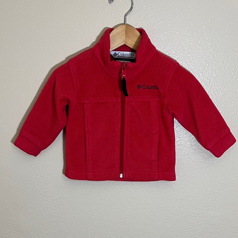 Columbia Red Fleece Jacket